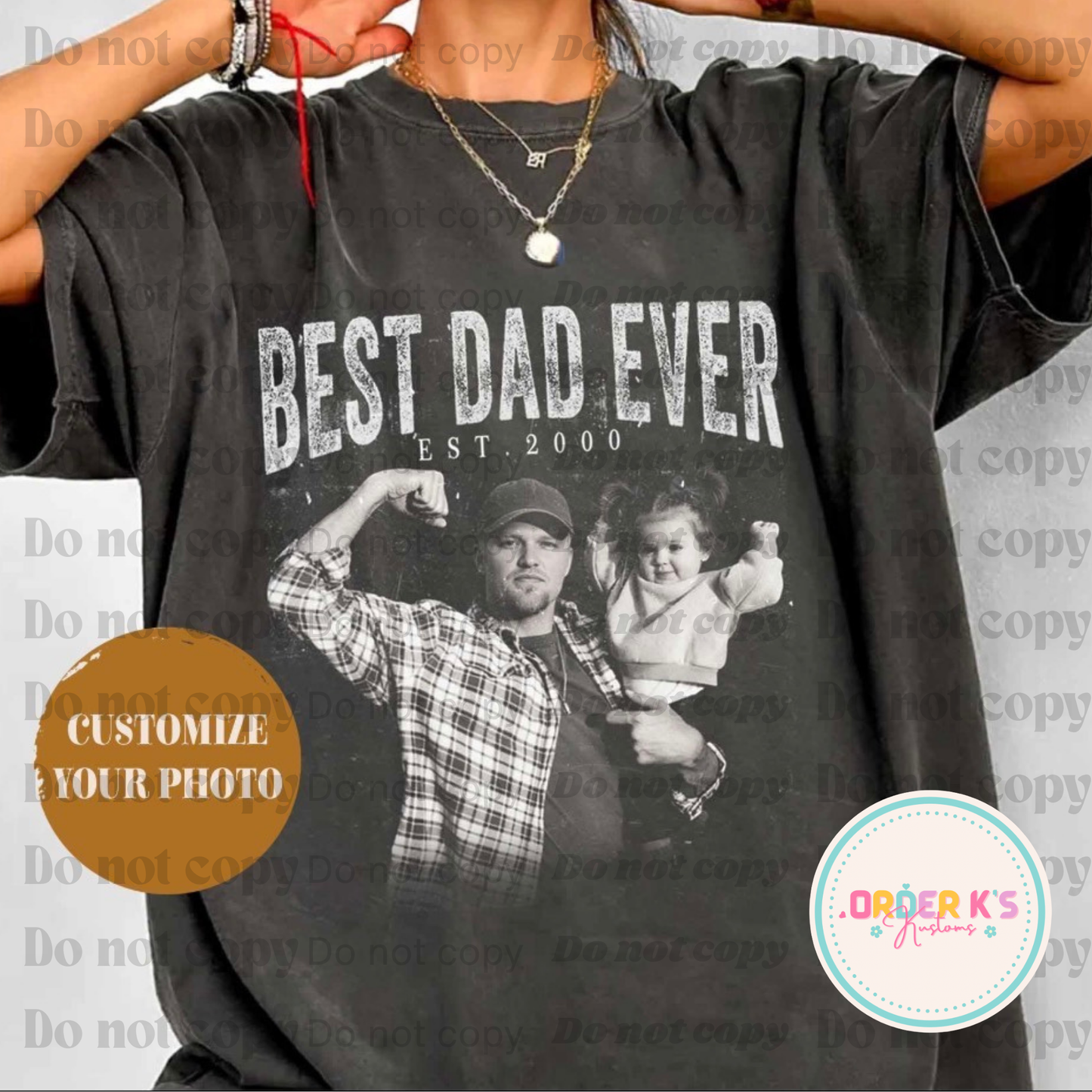 Best Dad Photo Tee