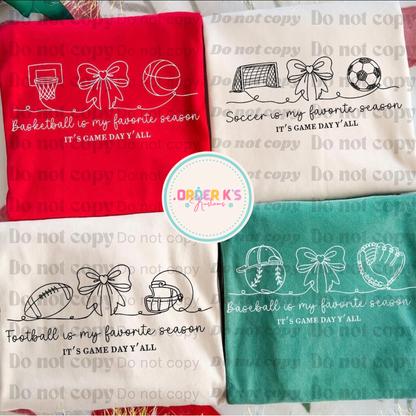 Sports fave Season Tee