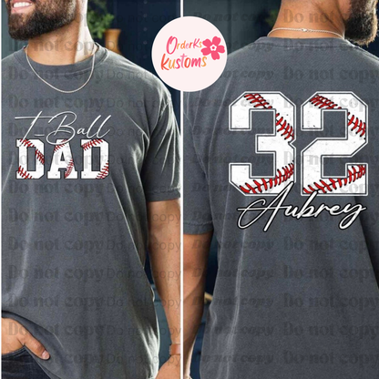 Kustom TBall Dad Tee