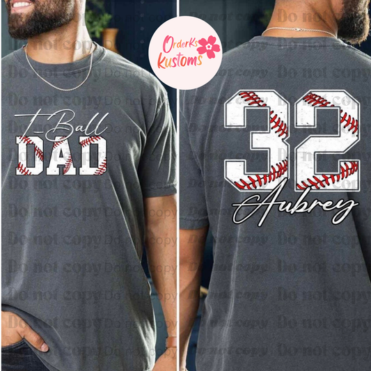 Kustom TBall Dad Tee