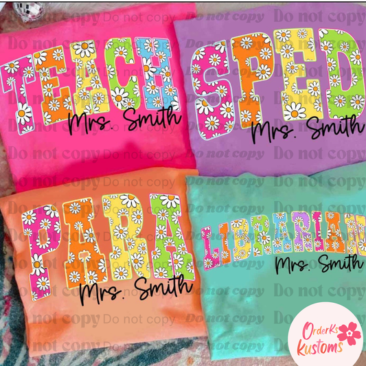 Spring Educator Tee