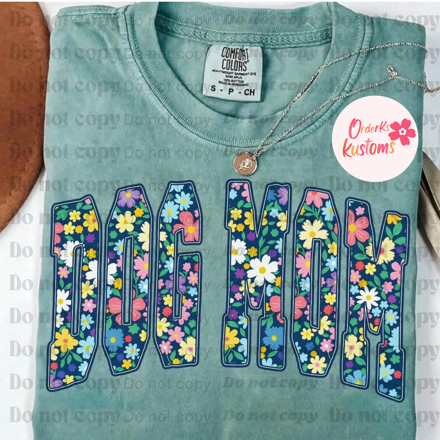 Floral Dog Mom Tee