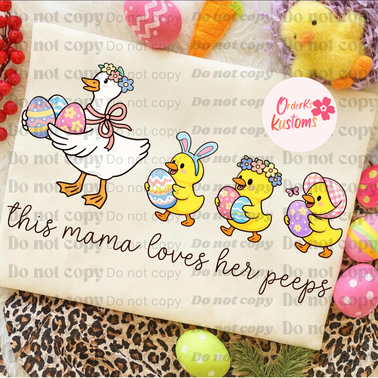 Mama Goose Easter Tee