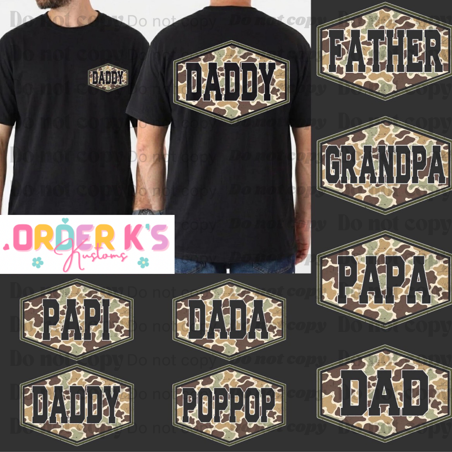 Dad Camo Tee