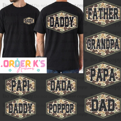 Dad Camo Tee
