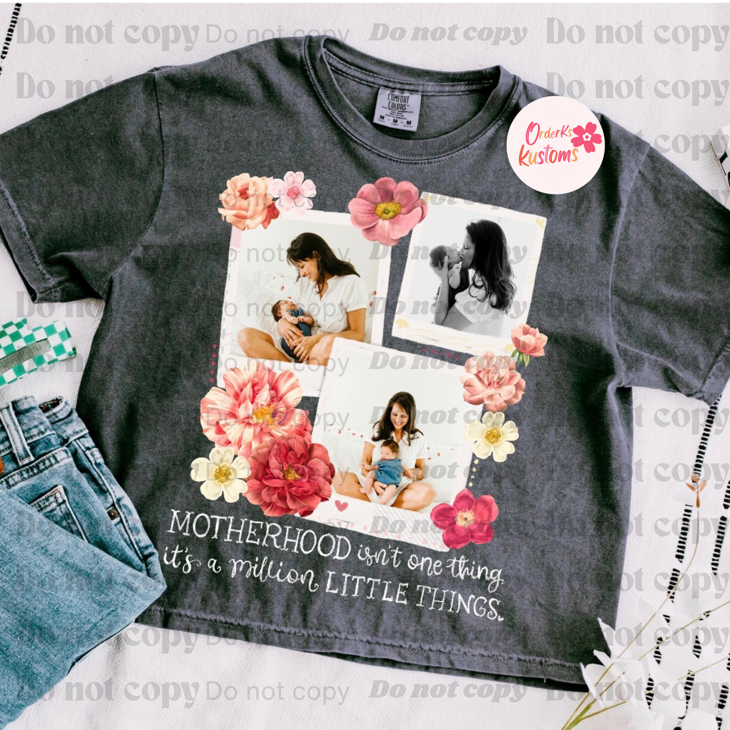Kustom Motherhood Photo Tee