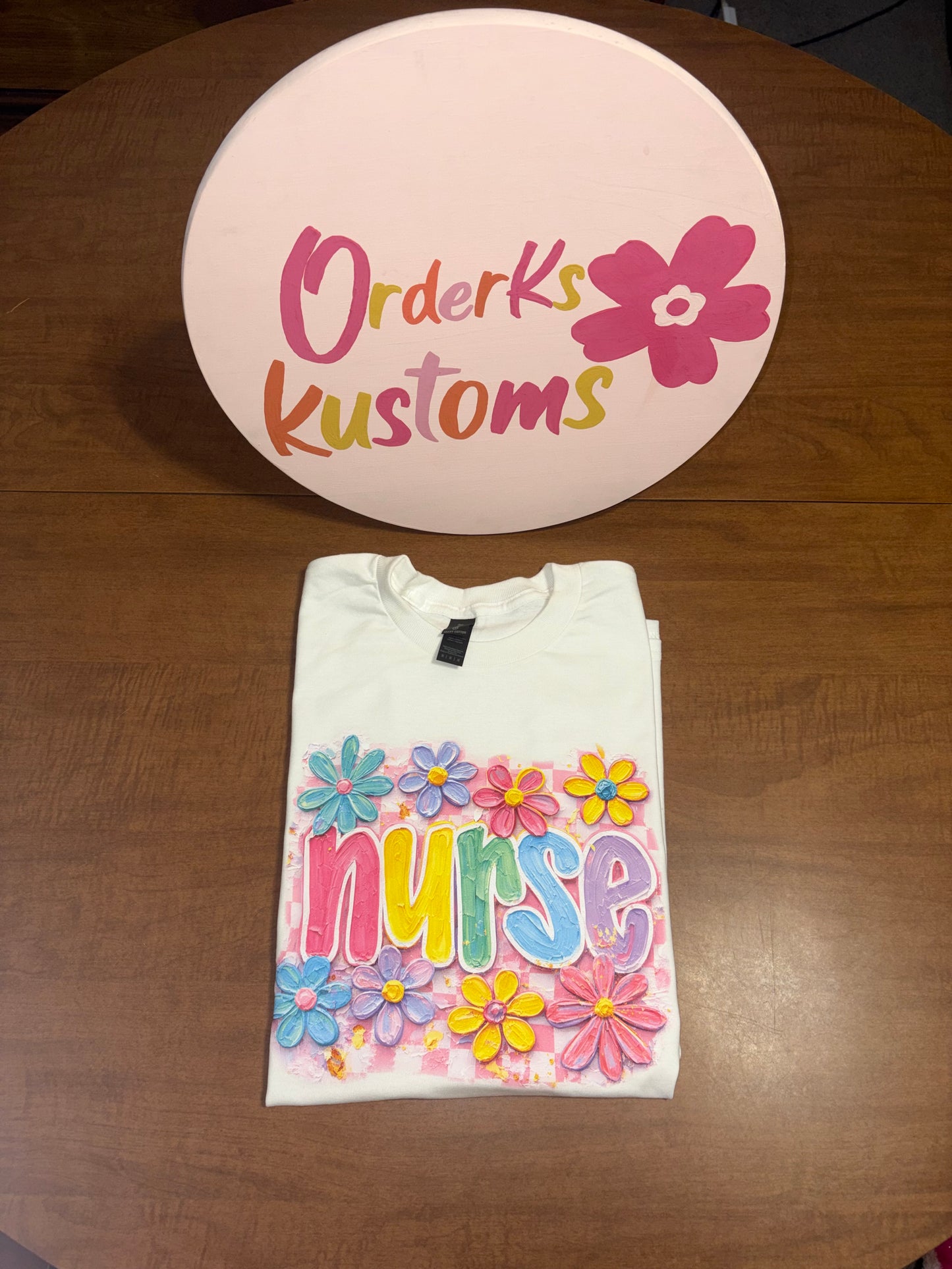 Brushstroke Nurse Tee
