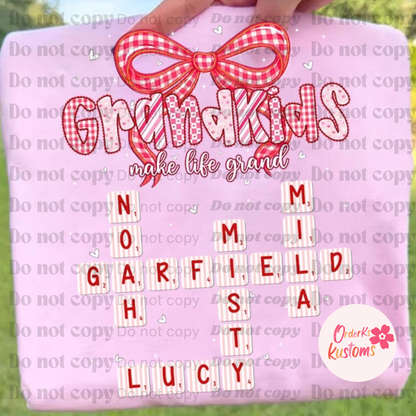 Grandkids Board Game Vday Tee