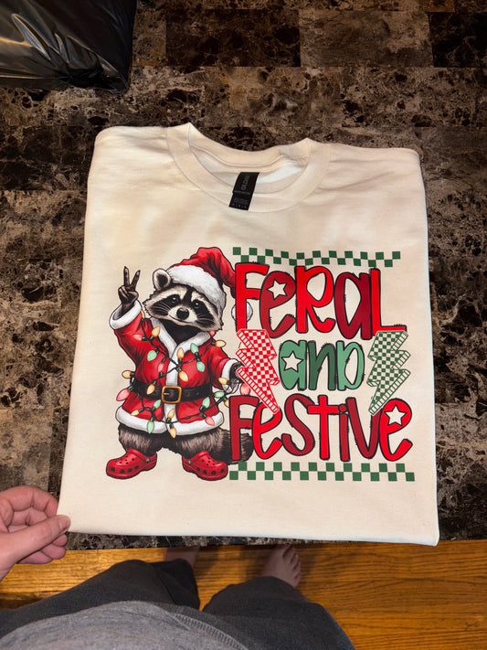 Feral & Festive Tee