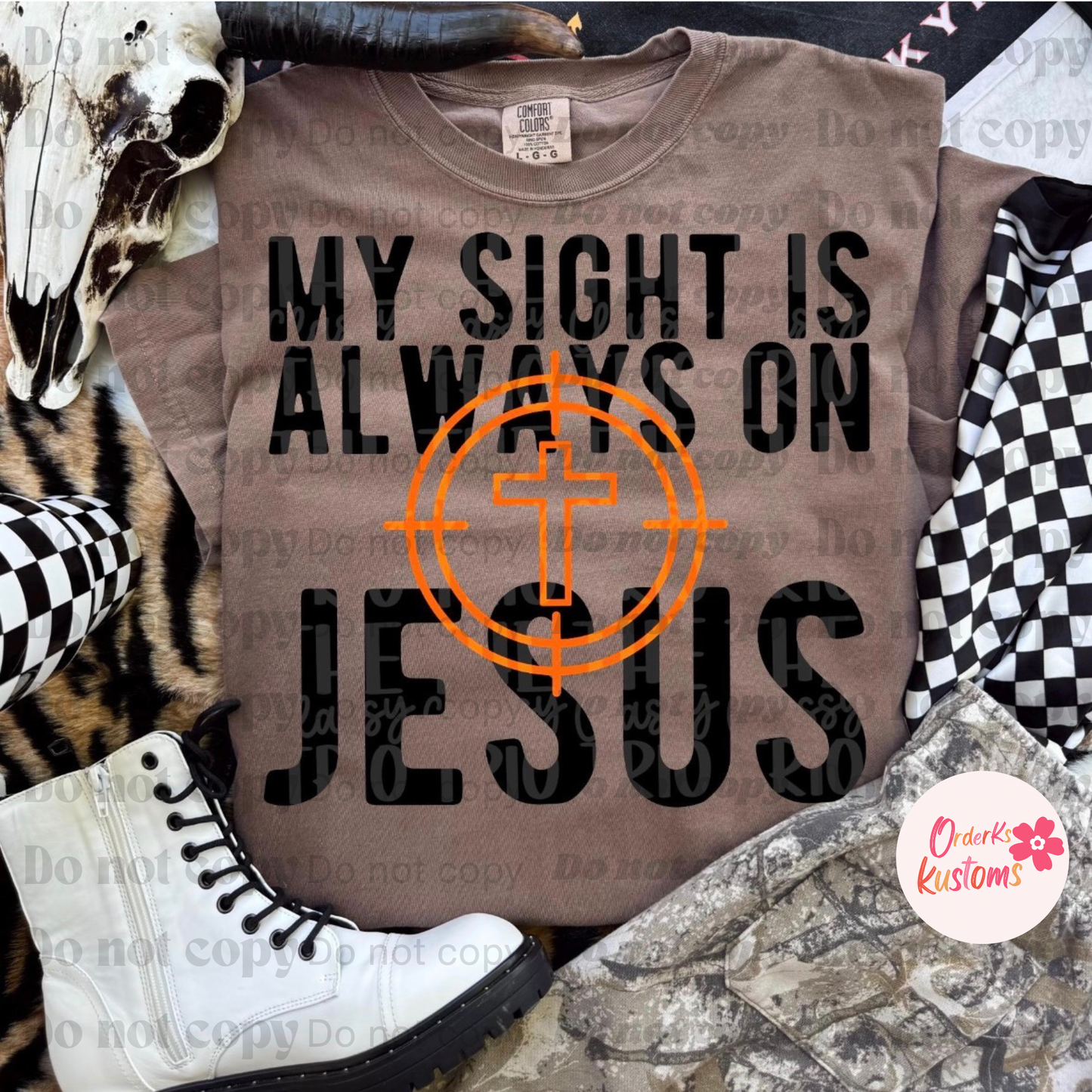 My Sight on Jesus Tee