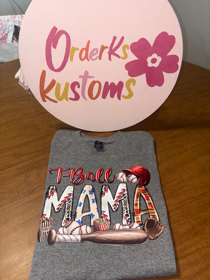 Tee-Ball Mama Tee