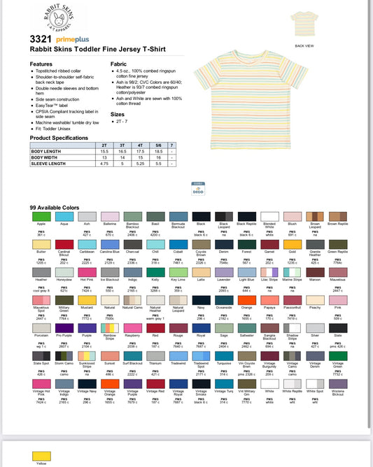 KUSTOM Toddler Tee- Rabbit Skins
