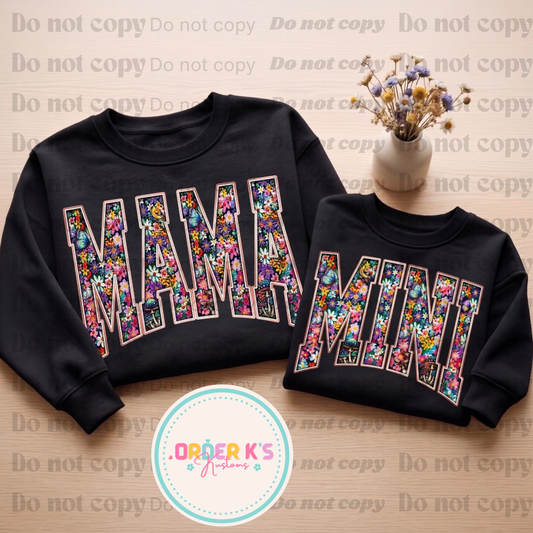 Mini Floral Matching Infant T Shirt