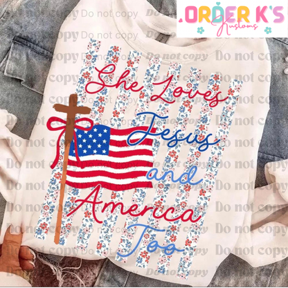 Jesus & America Tee