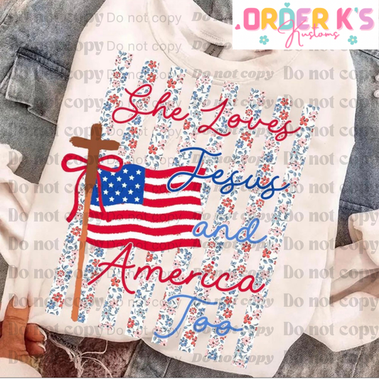 Jesus & America Tee