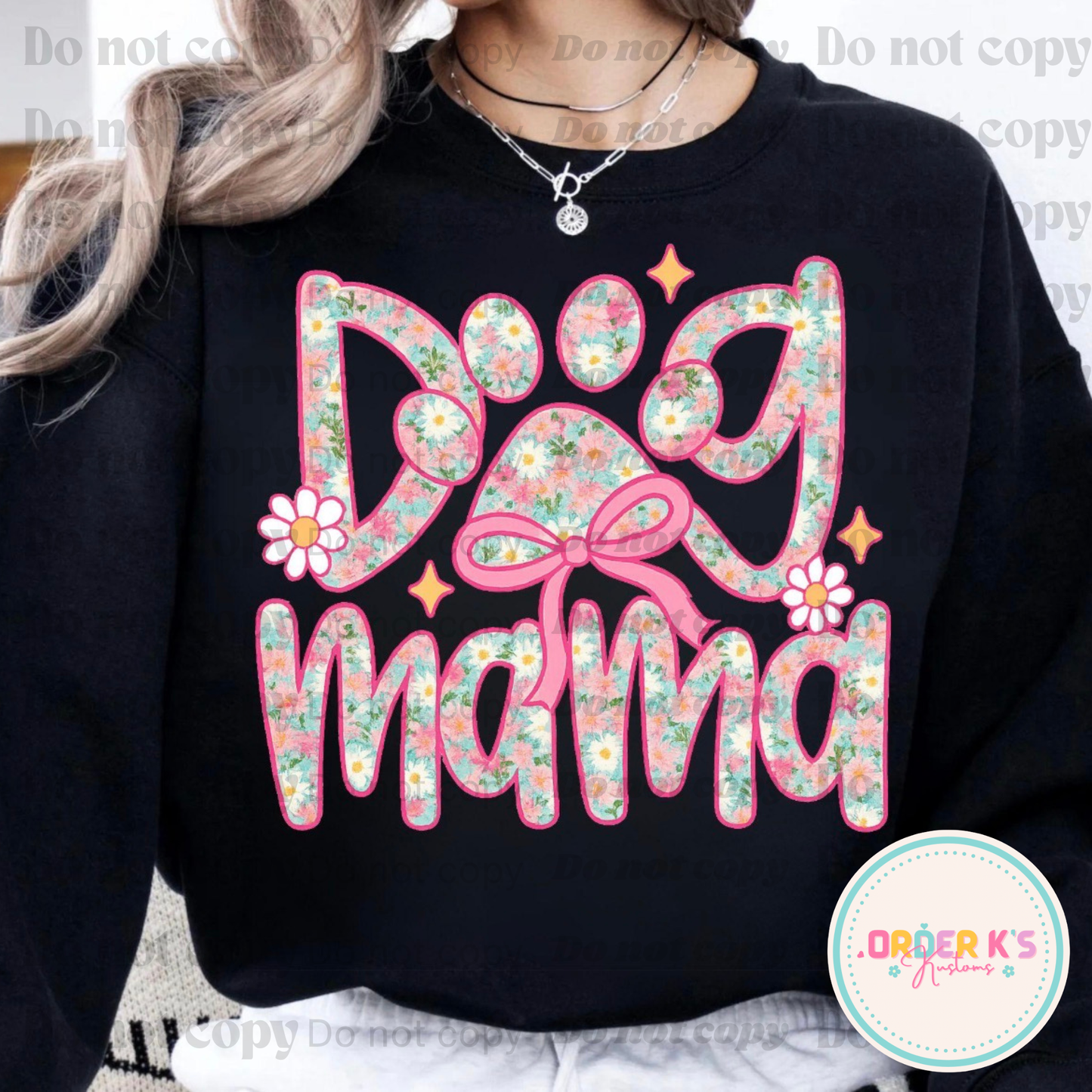 Pink Dog Mama Tee