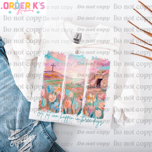 Brushstroke 3 Days Tee