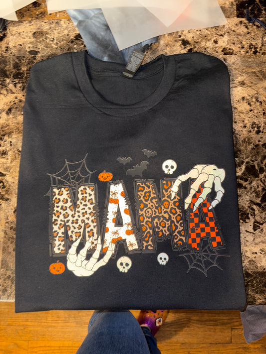 Spooky Cheetah Mama Tee