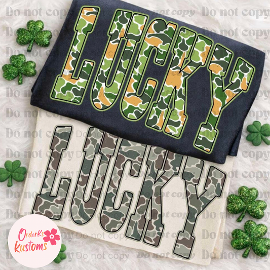 Camo Lucky Tee