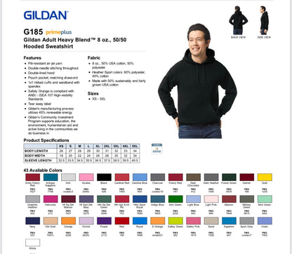 Gildan Unisex Hooded Sweatshirt