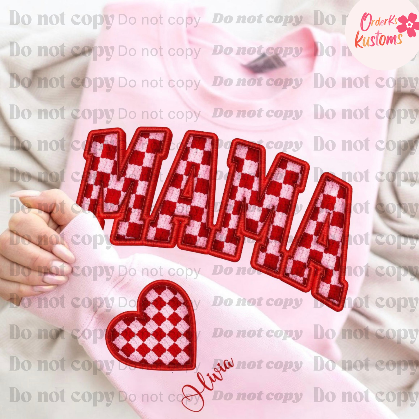 Faux Yarn Mama Valentine