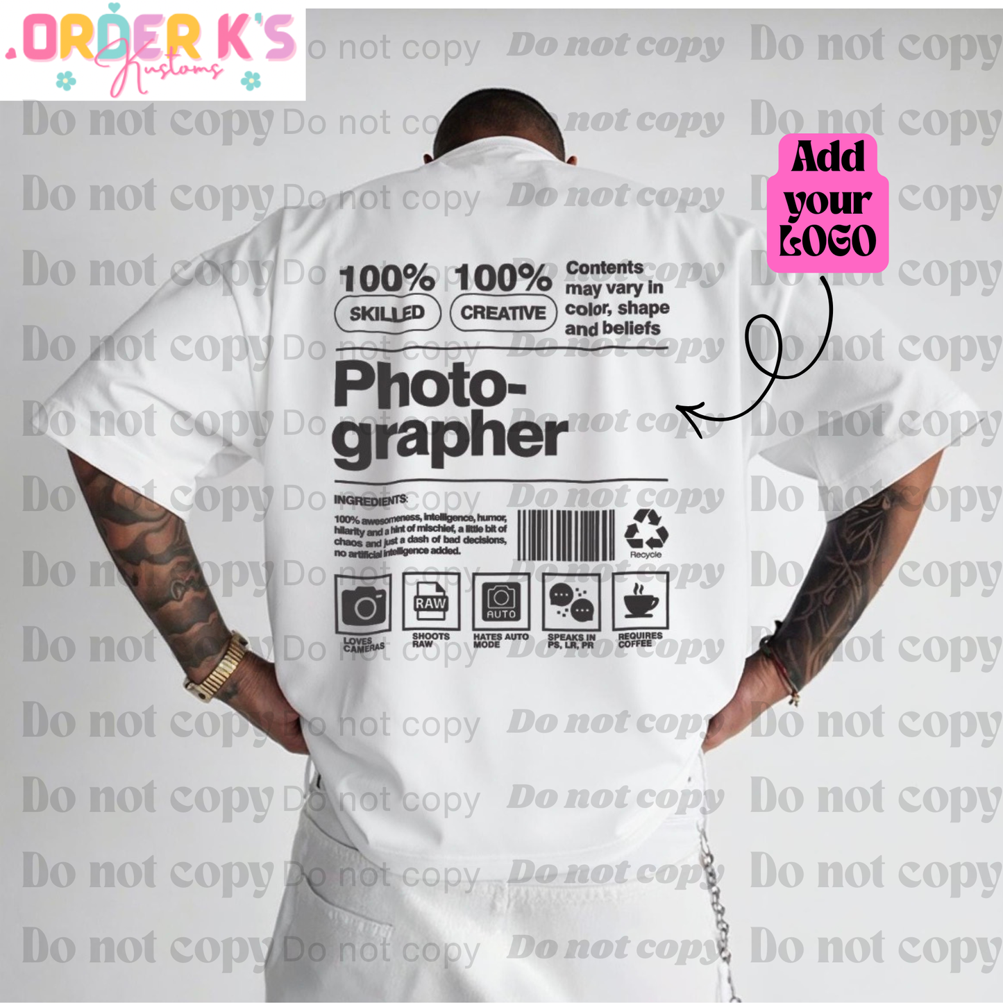 Kustom Photographer Tee
