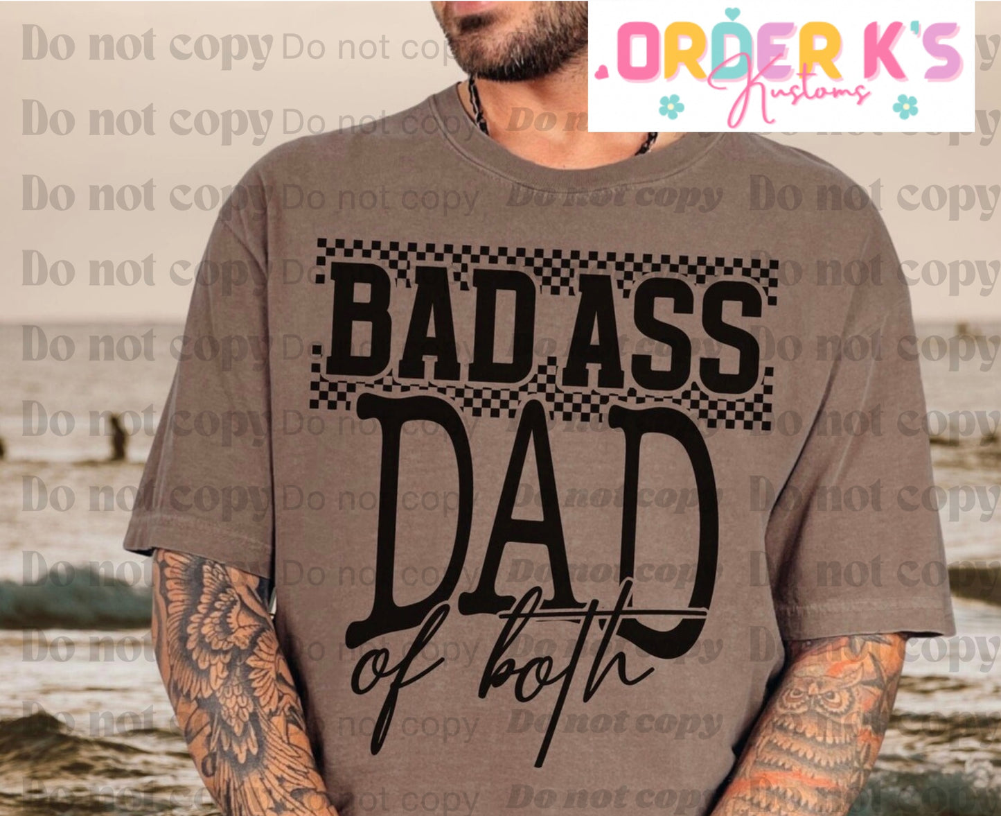 Badass Dad of Both Tee
