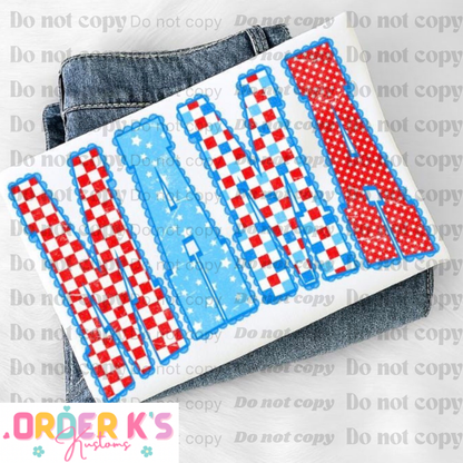 4th of July Mama Tee