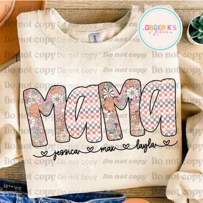 Summer Mama Kustom Name(s) Tee