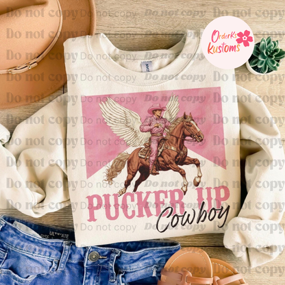Pucker Up Cowboy Tee