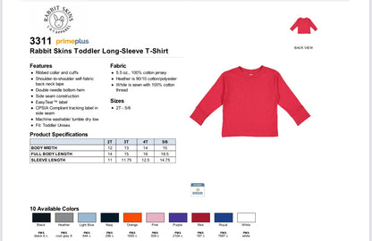 Toddler Long Sleeve Tee