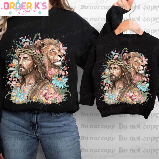 Jesus & the Lion Tee