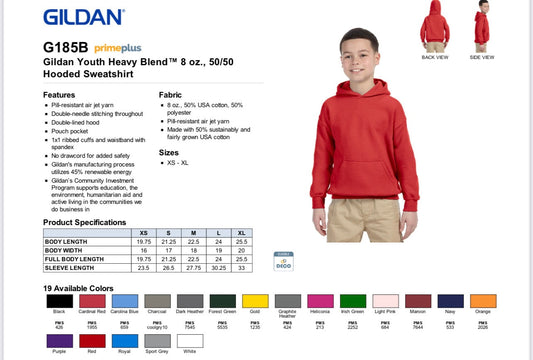 Youth Gildan Hoodie