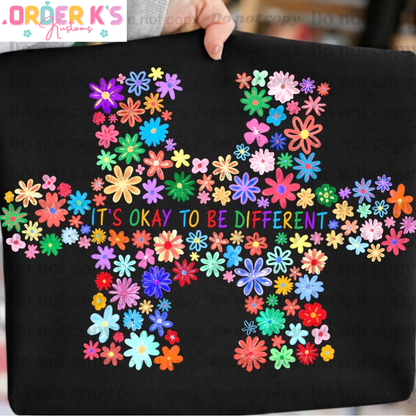 Floral Puzzle Tee