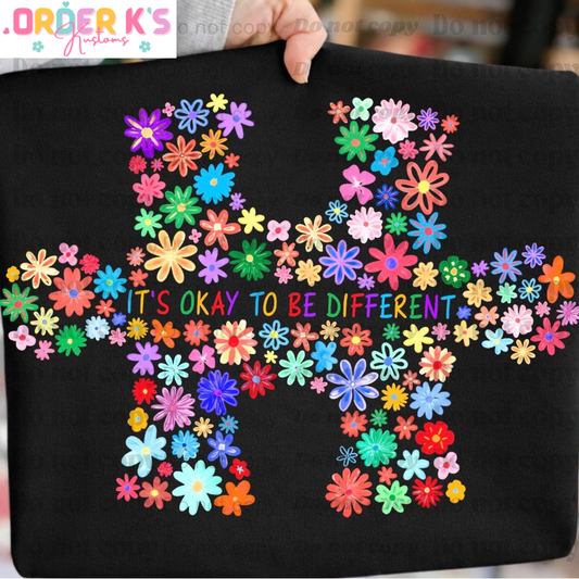 Floral Puzzle Tee