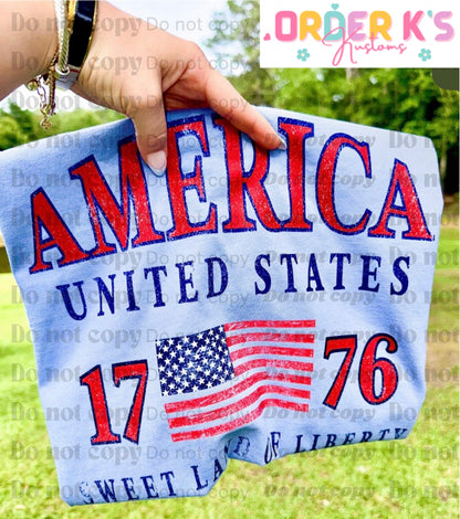 Retro America Tee