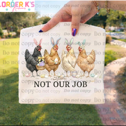 Funny Chicken Easter Tee
