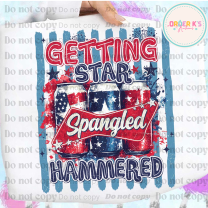 Star Spangled Hammered Tee
