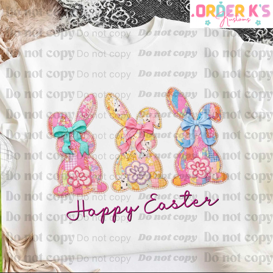 Faux Pearl Easter Bunnies