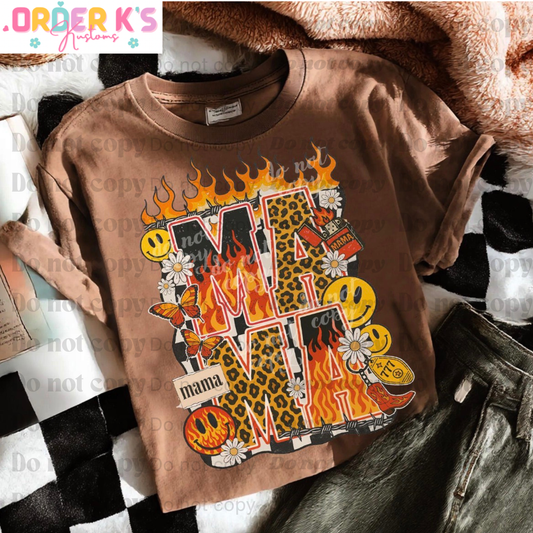 Flame Mama Tee