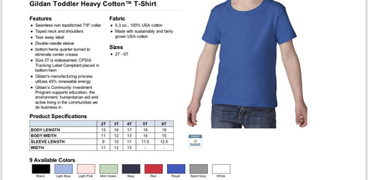 KUSTOM Toddler Tee- Gildan