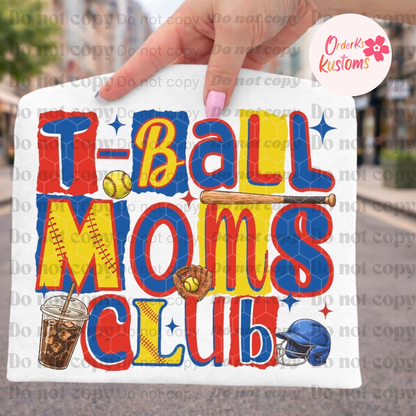 T-Ball Moms Club Tee